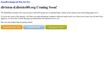 Tablet Screenshot of division-d.district80.org